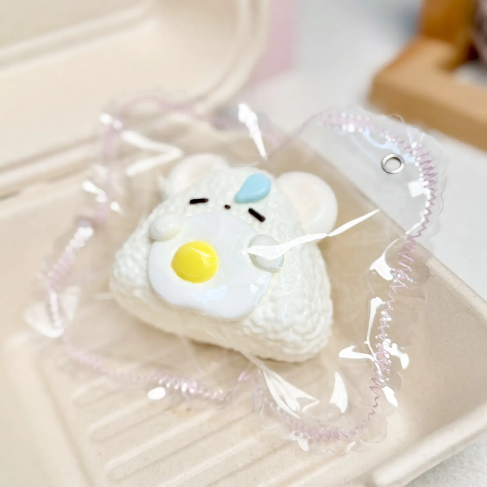 【Buy 3 get 1 free】Little Mouse Rice Ball  tabba squishies kidstoysFood-Grade Silicone Slow-Rising Rebound Squishy Fidget Toys for Stress Relief - Soft Squeeze Toys with Thick Creamy Slime Texture, Handmade Non-Toxic Sensory Toys