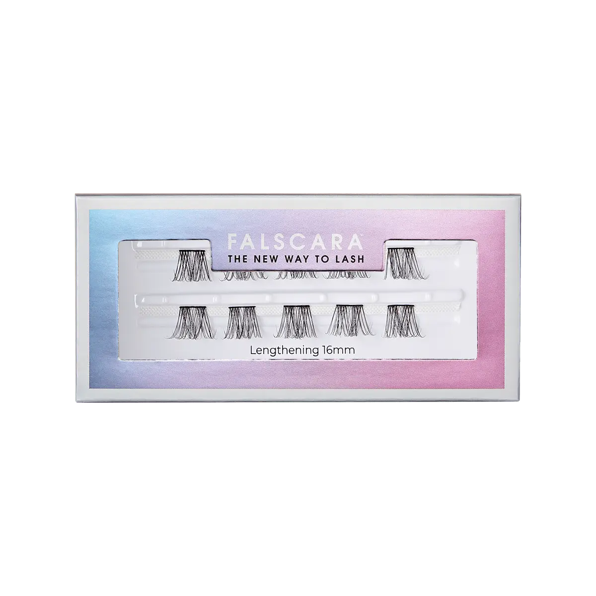 Falscara Lengthening Single Pack | DIY False Lash Extensions, Natural, Cluster Lash, Wispy Lashes, 10 Wisps, 16mm