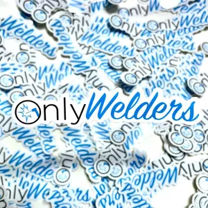 Only Welders Hard Hat Sticker, Hard Hat Sticker, Lineman Sticker, Blue Collar Sticker, Sprinkler Fitter Sticker