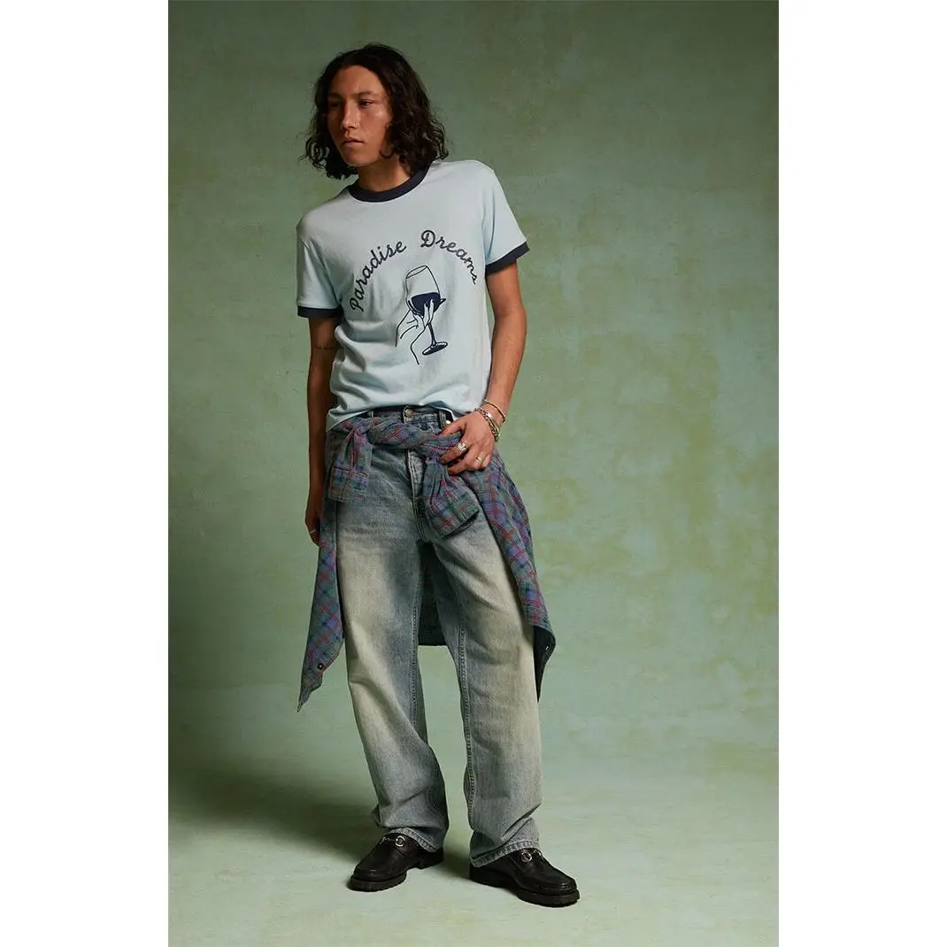 FIELD OF STUDY Men's by Pacsun Paradise Dreams Ringer T-Shirt