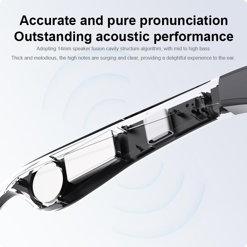 ANKRIYUL  GL10  Black sunglasses Smart Earphone For Shopping compatible headphones, use headphones for traveling