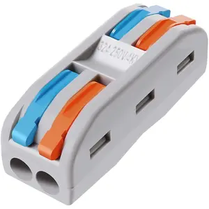 10 Pcs Durable Reliable Conductor Compact Lever Wire Connectors, Electrical Terminal Plug Kit Assortment Pack for Home Improvement, Durable Reliable Connectors