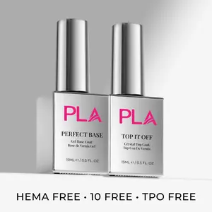 PLA Top & Base Coat Duo | HEMA-Free |TPO-Free | Gel Polish