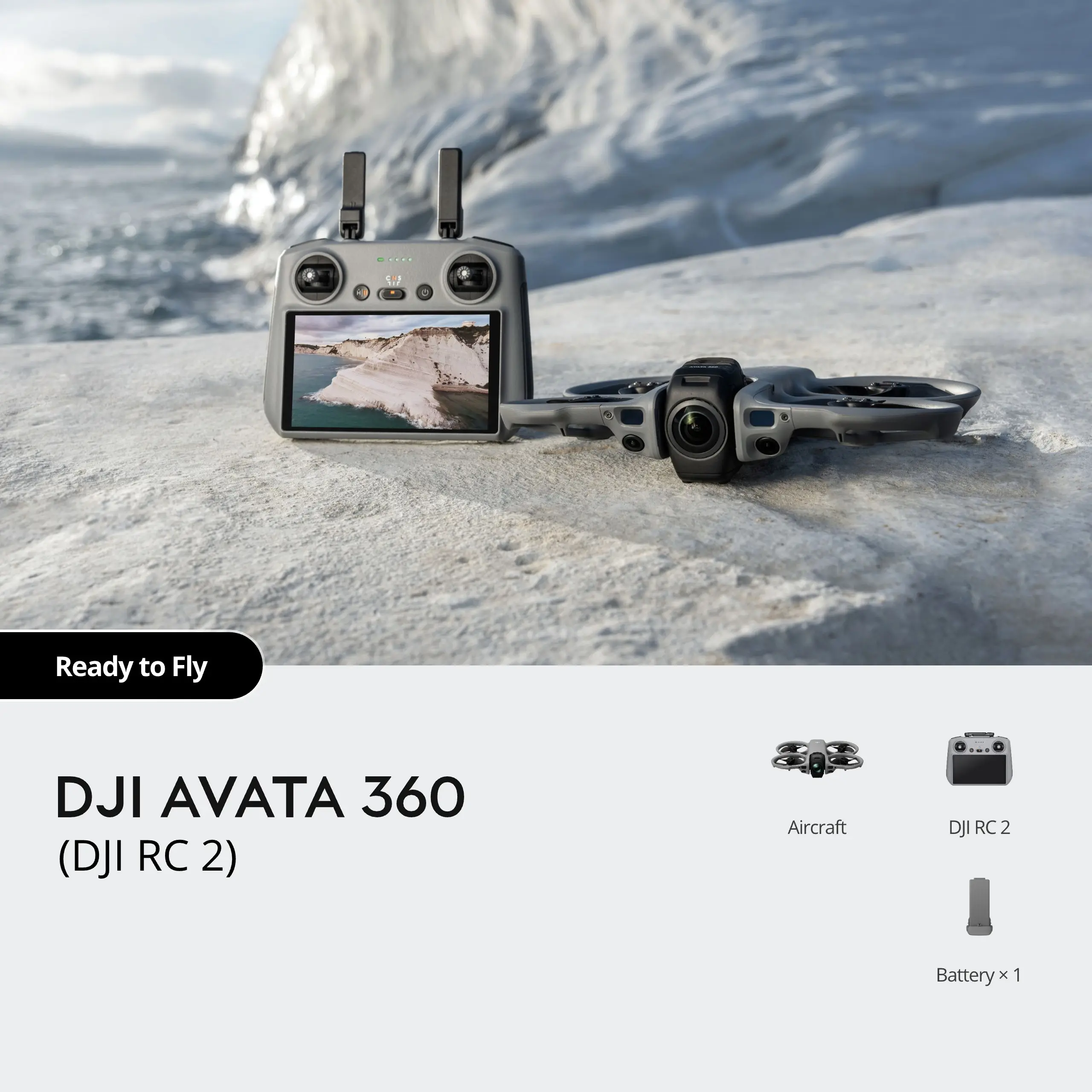 DJI Avata 360 Standard Combo (Aircraft + RC2 Controller + 1 Battery)