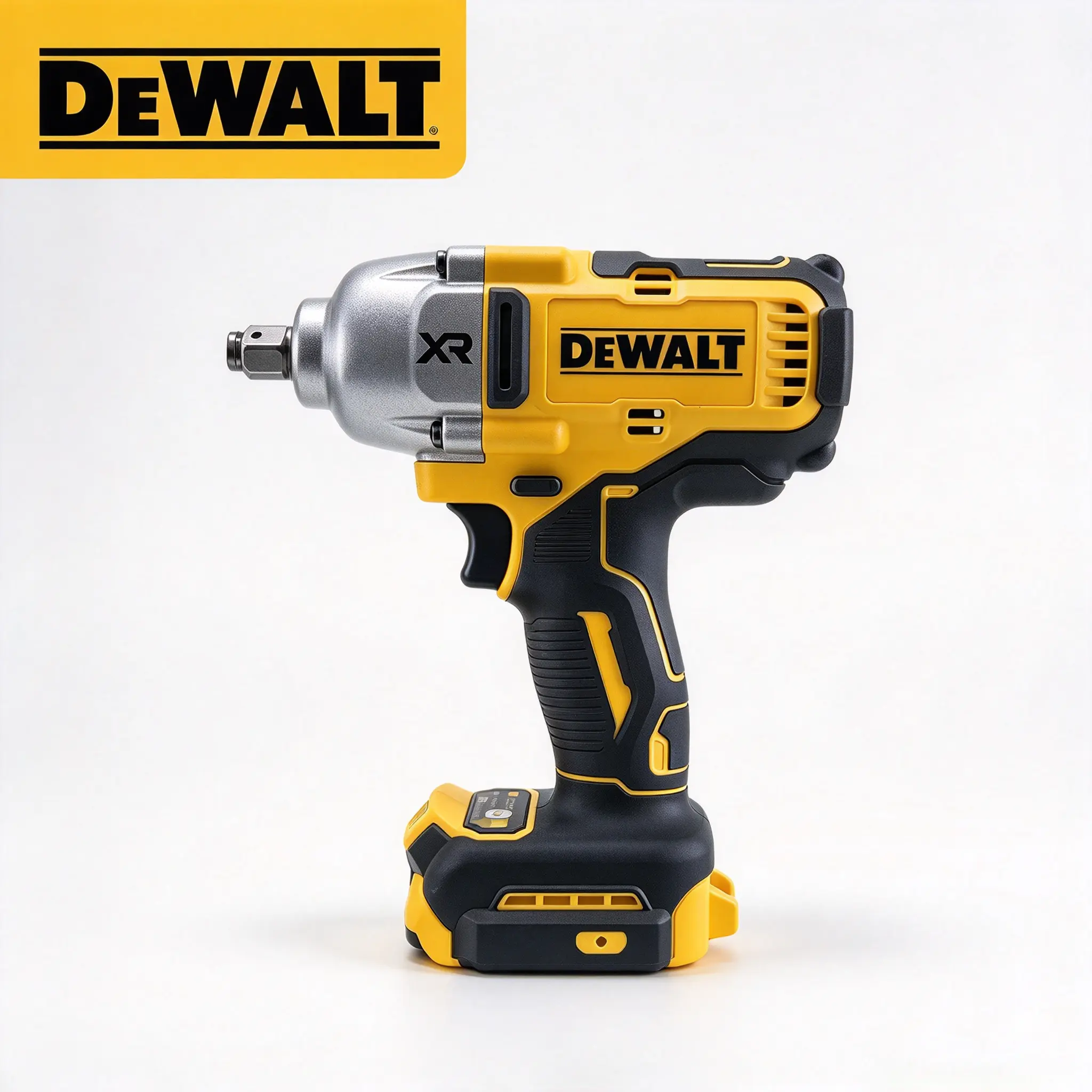 DEWALT 900 Brushless Cordless 1/2 In Square Impact Wrench, 900N.m Max Torque, 0-2800 RPM, 0-3200 IPM, Built-In LED Light And Belt Hook for Auto Repair, Construction, Equipment Maintenance multitool