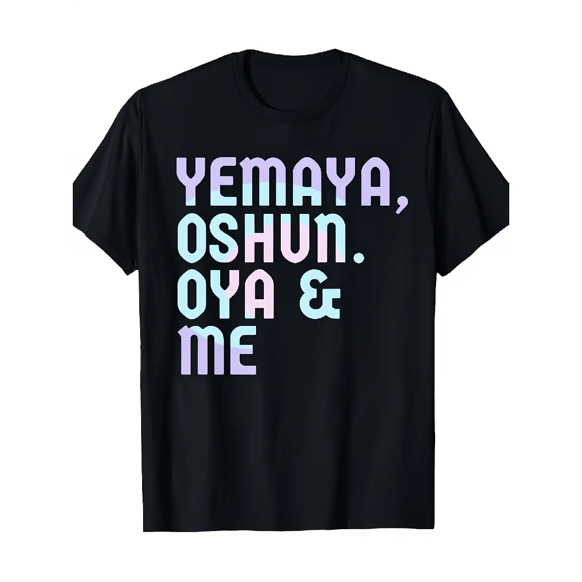 [100% Cotton] 100% Cotton 'S & 'S Short Men's Yemaya Oshun Oya African Goddesses T-Shirt - Retro Yoruba Orisha Graphic Tee with Yemaya Oshun Oya Names, Breathable Short Sleeve Crew Neck Shirt for Casual Streetwear, Cycling & Outdoor, S-XX Machine Washabl