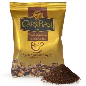 Çarşıbaşı Turkish Coffee –Turk Kahvesi- Turksih Coffee- Premium Medium Roast, Rich Aroma & Smooth Flavor, 100% Pure Ground Coffee, Traditional Taste from Turkey, 100g (3.5 oz)