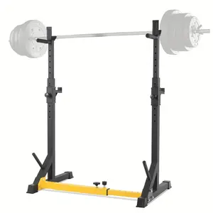 Multi-Function Squat Rack, Adjustable Dumbbell Rack, Home Gym Weight Rack, Weight Lifting Bench Rack with Barbell Locker, Strength Training, Maximum Load 570 Lbs