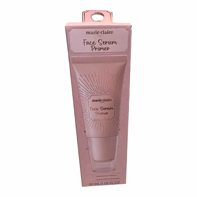 Face serum primer marie Claire 30ML, niacinamide, built-in roller, cosmetics,makeup
