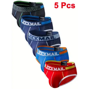 [Same-Frequency]  5 - Pack JOCKMAIL Men's Triangle Underwear  boxers