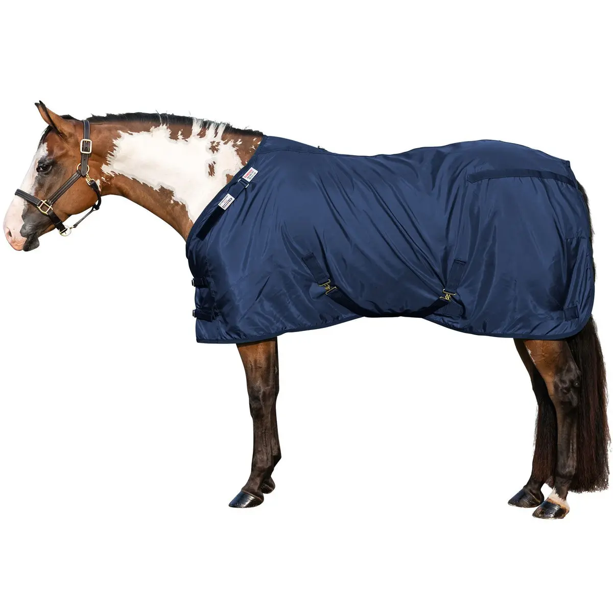 Adjusta-Fit Dura-420d Nylon V-Free Cut Open Front Stable Sheet, Breathable Barn Bedding with Coat Shine Feature