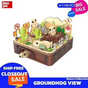 [BrickLORE](SHIP FREE) Groundhog View Nature Collection Closeout sale 1148PCS Toys Bricks Gift