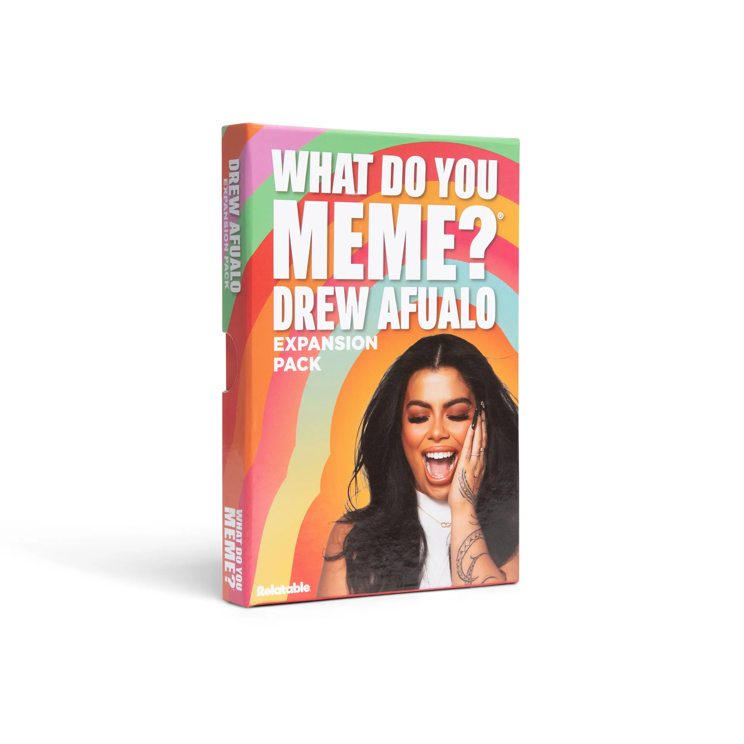What Do You Meme? Drew Afualo Expansion Pack by Relatable – Card Games for Adults, Featuring All New Meme Game Content – Includes 15 Image Cards and 10 Caption Cards