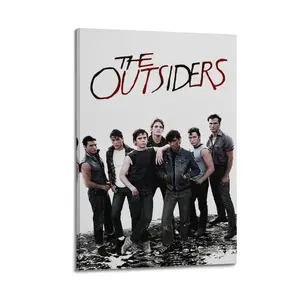 The Outsiders Poster for Bedroom Aesthetic Canvas Wall Art Living Room Posters Painting Picture Print Modern Family Decor Artist Bathroom Poster