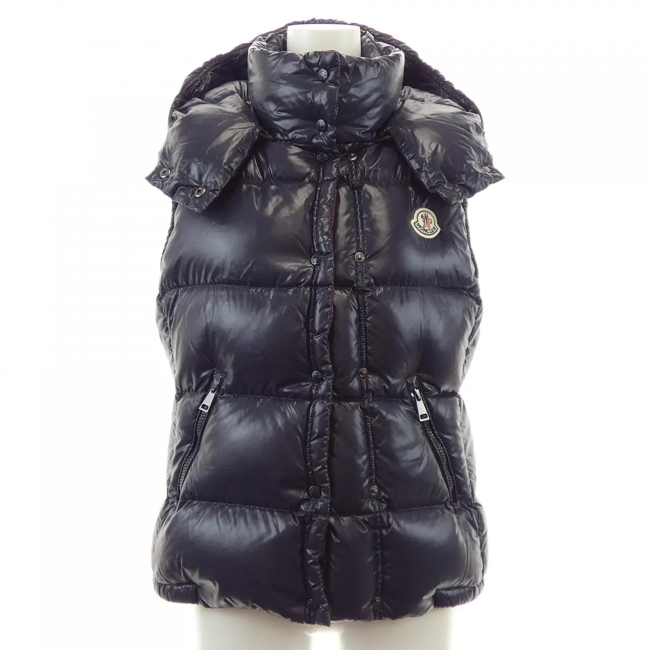 Pre-owned MONCLER Nylon Small Leather Goods GALENE Down Vest