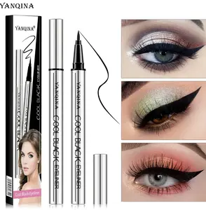 3PCS Eyeliner Pen  Waterproof Long Lasting & Smudge-proof Creamy Gel Liner | Vegan silky smooth texture-Jet Black Eye Makeup Product Matte
