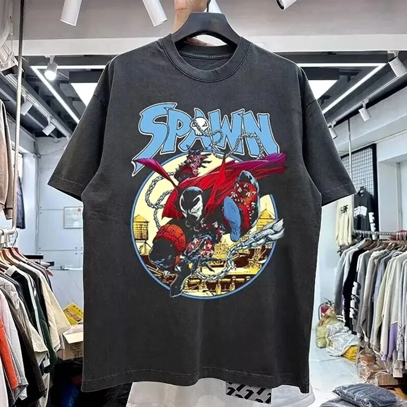 Spawn Graphic Black T shirt Unisex Men Women Reprint Digital S-5XL 9