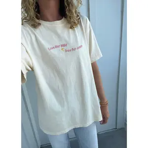 Love Her Wild love for Jesus embroidered t-shirt