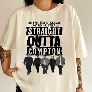Straight Outta Compton Outta compton Hip hop poster Straight TShirt