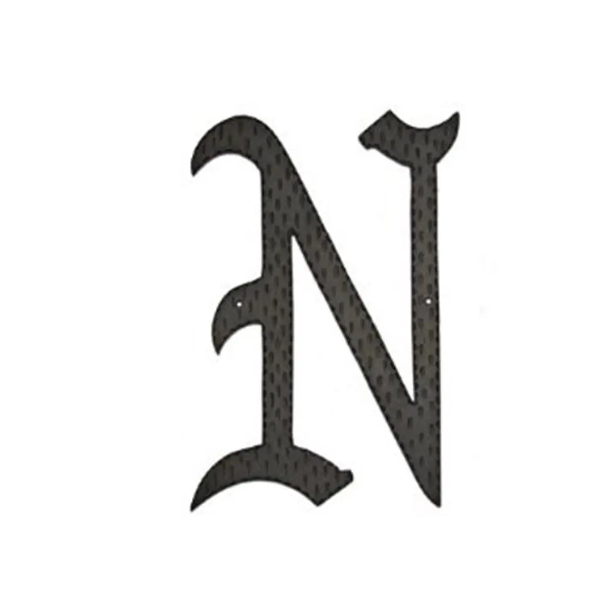 212 MAIN Handcrafted Aluminium Decorative Monogram Chimney Letter N, 24 In. Home Accent Plaque with Mounting Kit (Model HAM-24-N), Home Decor Sign, Hand