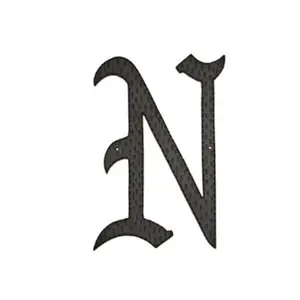 Montague Metal Products HAM-24-N 24 In. Decorative Home Accent Monogram N