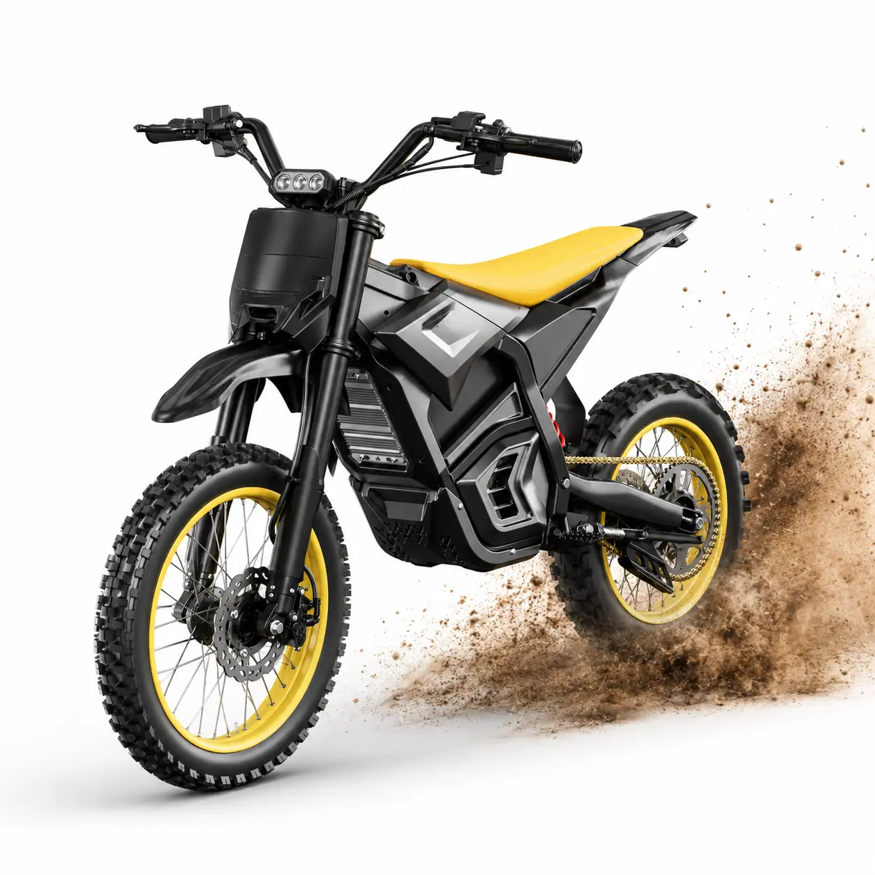 EVOKUN Q1 48V Electric Dirt Bike for Teens & Adults - Heavy-Duty Alloy Steel Frame,4000W Peak Power, 43.7MPH Top Speed, 48/30AH Long-Lasting Battery (55 mi Range), Hydraulic Brakes, IPX6 Waterproof