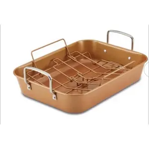 Ayesha Curry Nonstick Roaster / Roasting Pan with Rack - 11