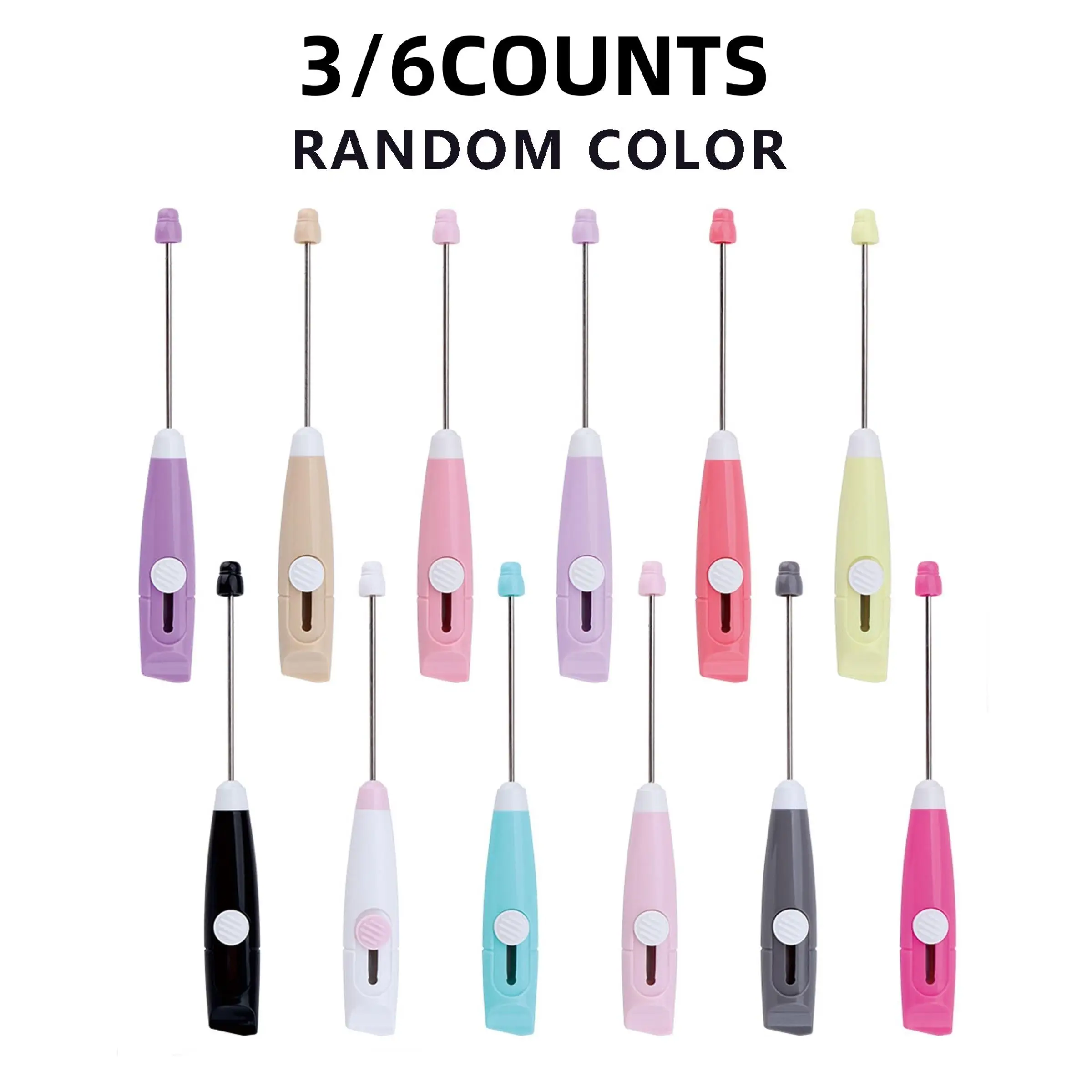 Random Color Portable DIY Beading Craft Cutting Tool, 3/6 Counts Mini Portable DIY Beading Craft Cutting Tool, Office Cutting Supplies for Home School