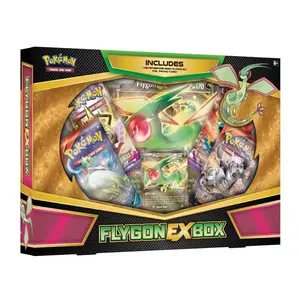 Pokémon TCG Flygon-EX Box XY Primal Clash Includes Foil Promo Card Oversize Card 4 Booster Packs & Online Bonus Code Card