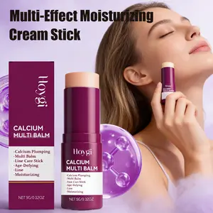 Hoygi Multi-Effect Moisturizing Facial Balm Stick 9g, Contains Hyaluronic Acid & Calcium Carbonate, Deep Hydration, Gentle Care for All Skin Types