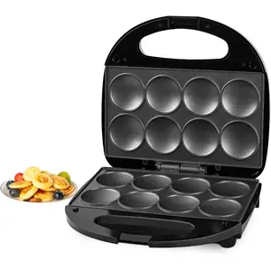 Pancake Maker, Mini Pancake Maker Machine Nonstick with Quick Heat-Up Make 8 count Pancakes, Electric Pancake Maker,  for Breakfast, Snacks and Desserts