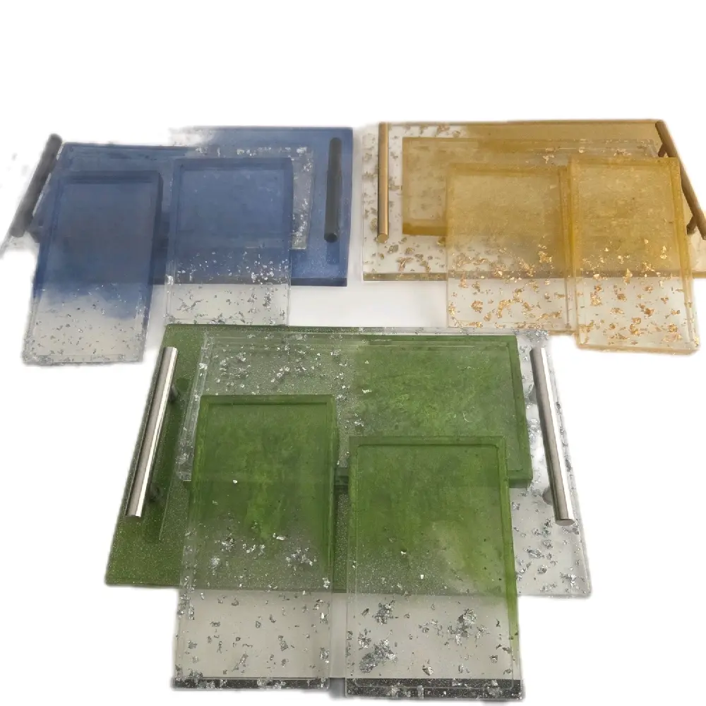 Epoxy Resin Decorative Tray Sets