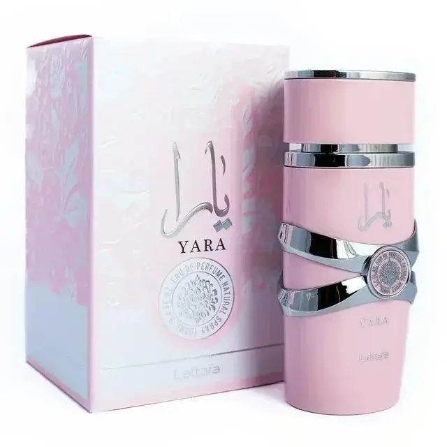 Lattafa Yara Eau de Parfum for Women, 100ml / 3.4 Fl Oz, Sweet Fruity Floral Vanilla Arabian Fragrance Spray