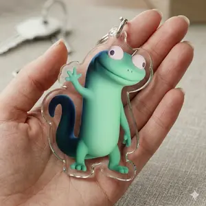 Lizard Meme Keychain, Lizard Funny Keychain, Hoppers Movie 2026 Keychain, Funny Animal Keychain, Gift For Fans