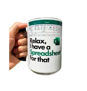[Sale Up To 50%] Relax I have a spreadsheet for that Mug - Excel Coffee Mugs - Perfect gift for work colleagues or friends, Smart People Gifts - Ceramic.