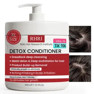Detox Conditioner for Damaged & Dry Hair – Deep Cleansing Heavy Metal & Build-Up Removal | Nourishing Scalp Care | Sulfate-Free Formula | 300ml