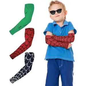 L-GCS001 Arm Sleeves for Kids,3 Pairs Compression Arm Sleeve for Childs,UV Protection Arm Sleeves,Tattoo Sleeve for Toddlers