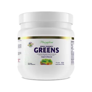 ORAC Energy Greens 60 Servings - Greens Formula - Spirulina - Wheat Grass - Chlorella - Immune - Energy - Adaptogens - GMO Free Dietary Supplement