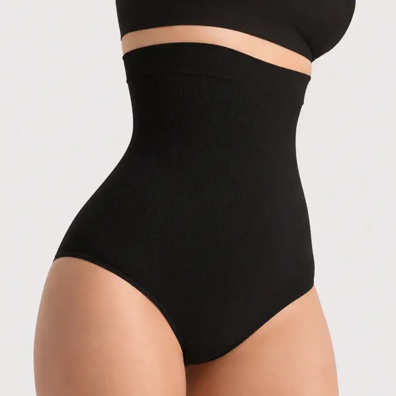 Shapermint High-Waisted Shapewear Panty with Seamless Design & Anti-slip Silicone Strip Fabric Compression Smooth Womenswear Breathable, comfortable casual tummy control