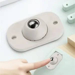 360 Degree Rotatable Wheel, Self Adhesive Pulley, Portable Swivel Wheels Paste Type Universal Wheel, Furniture Foot Wheel, DIY Home Replacement Accessories