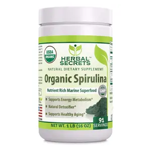 Spirulina USDA Certified Organic Powder | 16 Oz 1 Lb greens powder