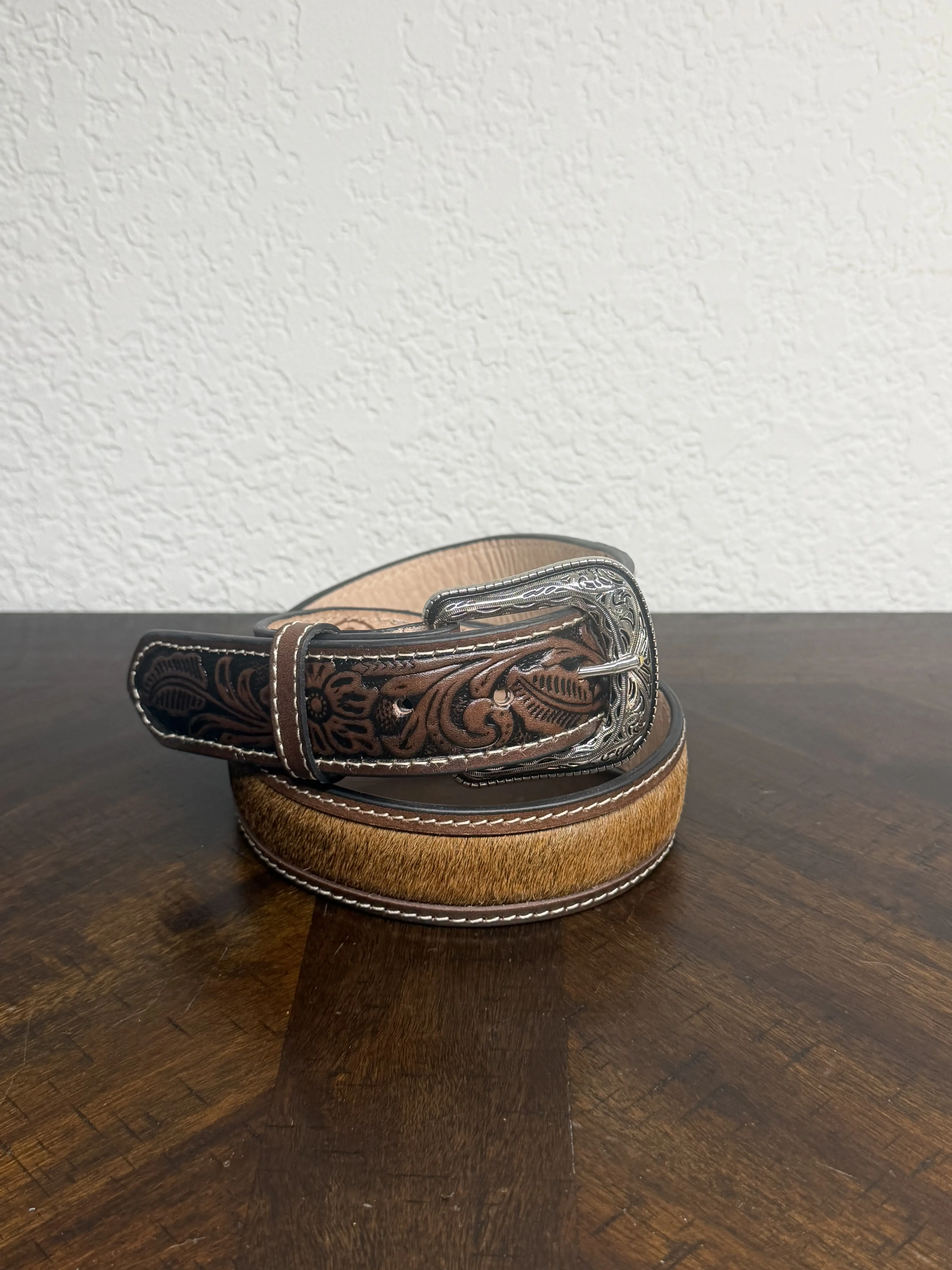 Leather Cowhide Belt Size 32 - Classic Design