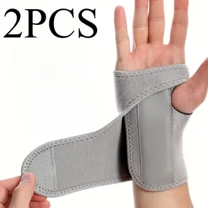 2 adjustable wrist straps with splints, 11.8-inch breathable wrist stabilizer, Breathable Wrist Brace
