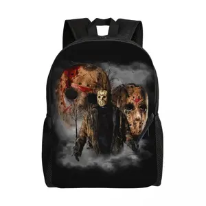 Horror Movie Jason Mask Backpacks