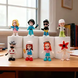 Stranger Things Blind Box Toy Figures, Random Surprise Pack, Colorful Bag Packaging, Monster Cards Guessing Game, Collectible Set
