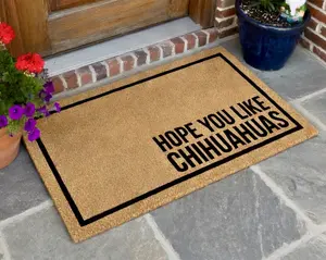 Hope You Like Chihuahuas Doormat, Dog Doormat, Chihuahuas Welcome Mat, Birthday Gift, Dog Door Mat, Housewarming Gift, Chihuahuas Lover Gift