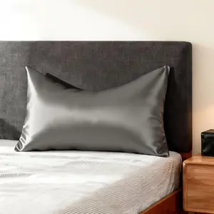 Curved Pillow Case for Style Protection- 20 x 30 Inches, Thickened Satin Side Sleeper Pillow Case & Cover, Soft Silky Cool for Hair & , Full Zipper Easy  & Off, Fits Curved Side Sleeping Pillows