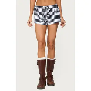 Edikted Women's Jaine Striped Drawstring Shorts