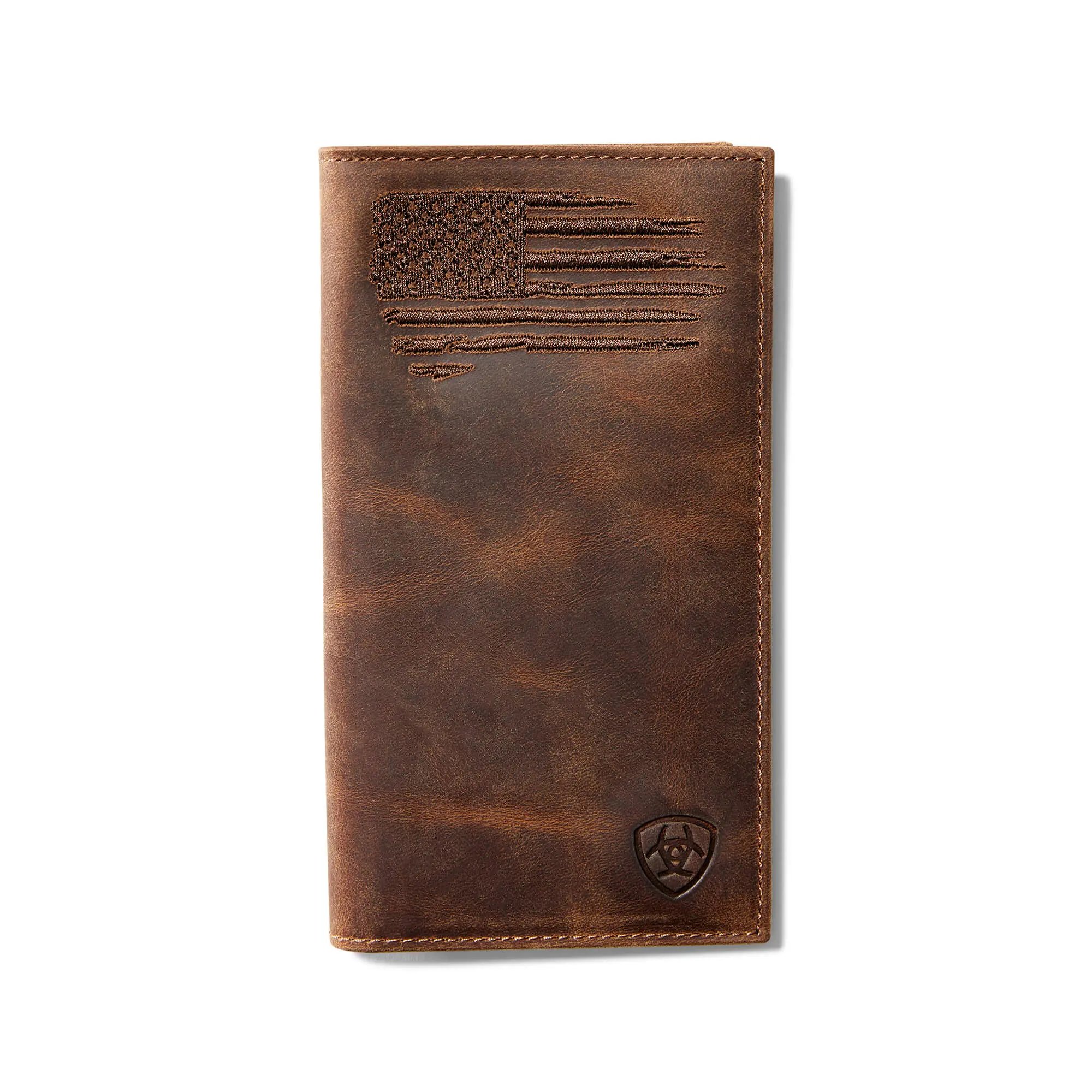 Men's Rodeo Wallet Patriot Flag Embroidery