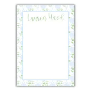 Blue Hydrangea Notepad